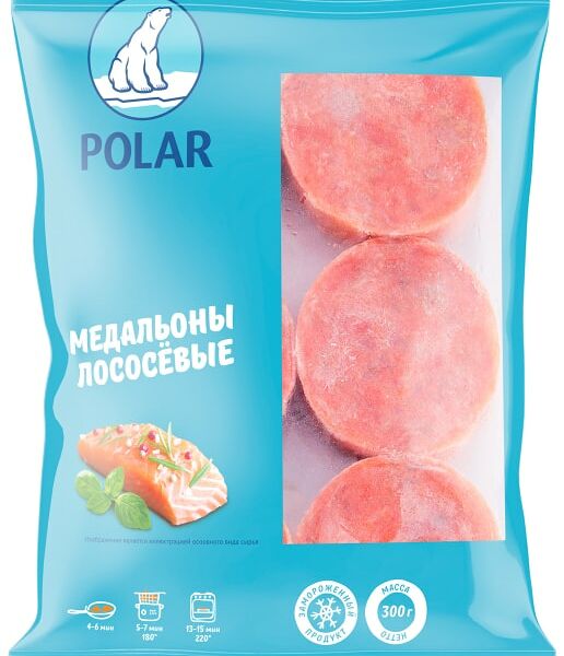 Медальоны Polar лососевые 300г