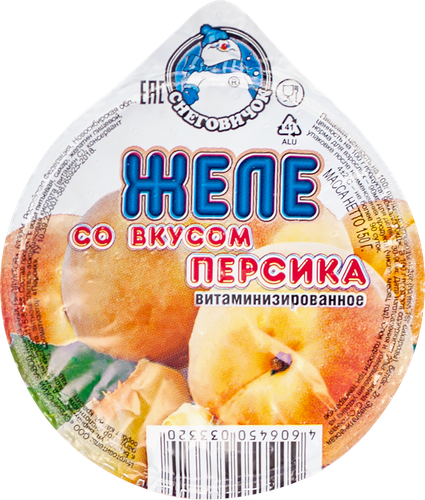 

Желе Снеговичок со вкусом персика 150 г