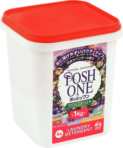 

Порошок стиральный для цветного белья POSH ONE COLOR LAVANDA концентрированный, 1кг