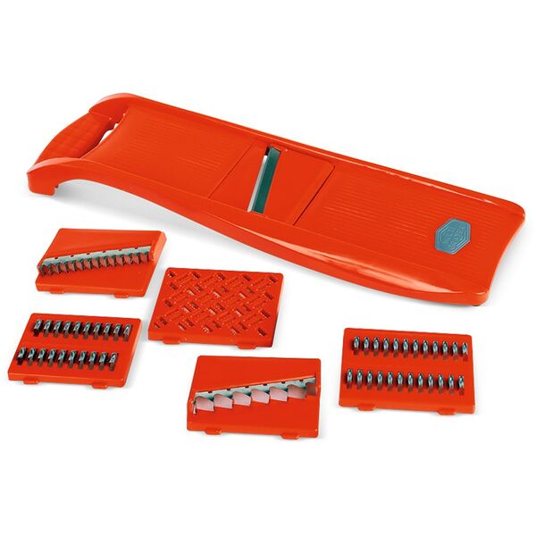 Овощерезка 6 насадок 36.5х11.5х4 см пластик/нерж. сталь