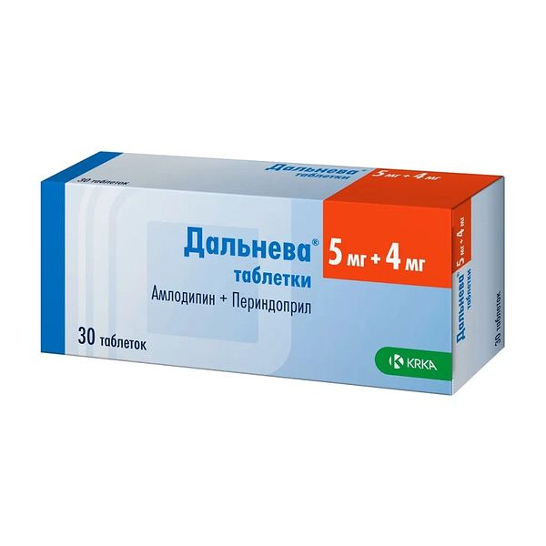 Дальнева таблетки 5 мг + 4 мг 30 шт