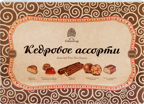 Набор конфет Сибирский кедр Кедровое ассорти