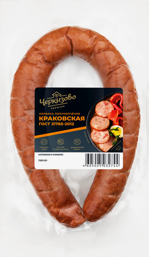 

Колбаса полукопченая Черкизово Краковская ГОСТ 350 г