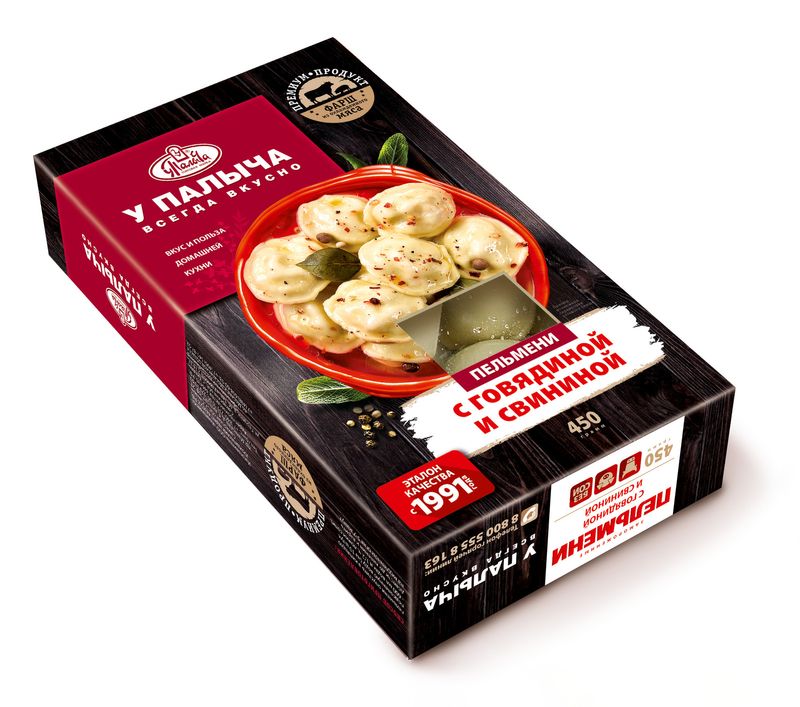 

Пельмени У Палыча с говядиной и свининой 450 г