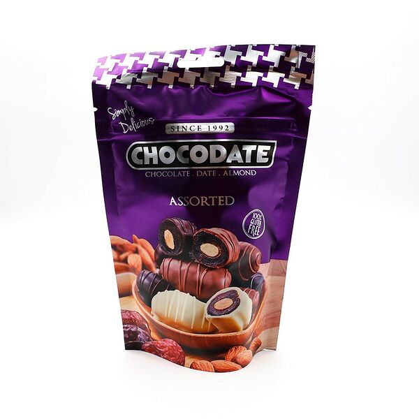 Финики с миндалем в шоколаде ассорти ОАЭ вес 100г