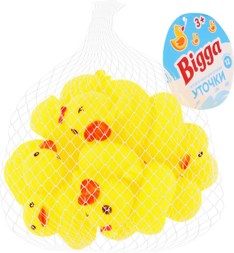 

Набор игровой для купания BIGGA Уточки 12 предметов, Арт. ZH247373