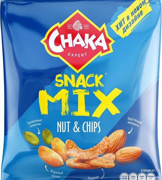 Коктейль ореховый Chaka Чака-чака солёный, 70г