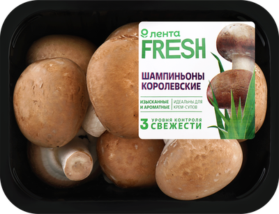 Шампиньоны Лента Фрэш (Лента Fresh) Королевские 400 г