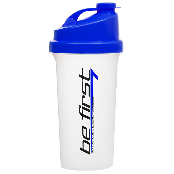 Be First шейкер прозрачный с сеткой (синяя крышка) - 700 мл