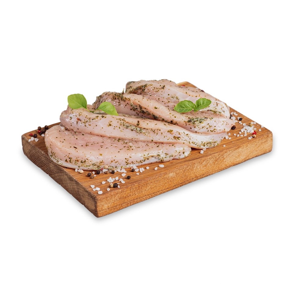 

Стейк из филе грудки индейки со средиземноморскими травами Пава-Пава, Россия