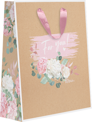 

Пакет подарочный Spring Крафт с блестками, 32х26.5х12.5 см в ассортименте 1 шт.