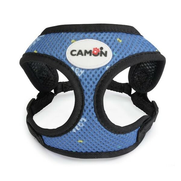CAMON регулируемая шлейка с поводком для собак мелких пород Голубой