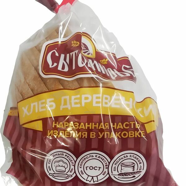 Хлеб Сытомирье Деревенский нарезка