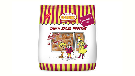 Сушки Кроха простые ТМ Семейка Озби