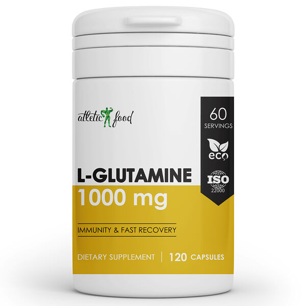 Atletic Food L-Glutamine 1000 мг капсулы 120 шт