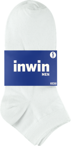 

Носки мужские INWIN р. 25–29, белые, Арт. AW19-ec-001 set 5-1, 5 пар