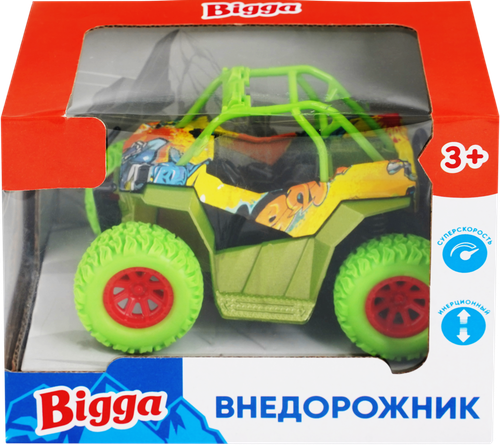 

Игрушка инерционная BIGGA Внедорожник, 1:32, Арт. 2111C0076, цвет в ассортименте