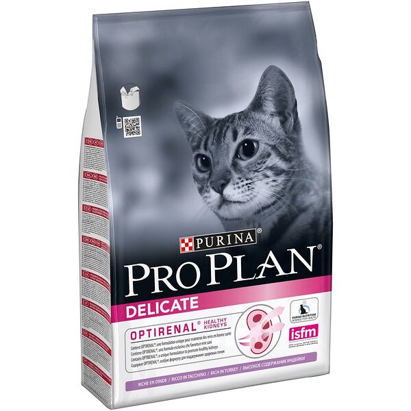 ProPlan delicate корм для Привередливых ко Вкусу кошек Индейка 3кг