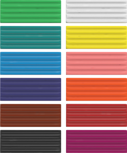 

Пластилин ErichKrause Basic, классический, 12 цветов