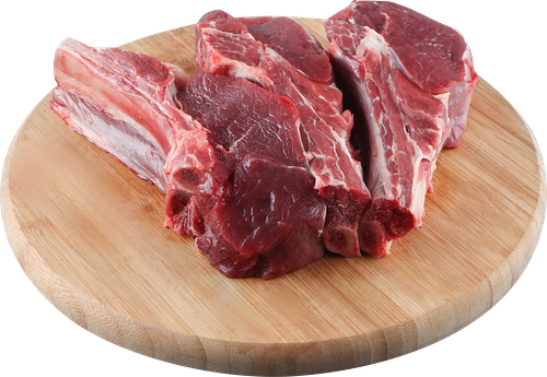 Говядина фермерская тонкий/толстый край на кости ЛЕНТА FRESH СП полуфабрикат охлажденный вес до 800г