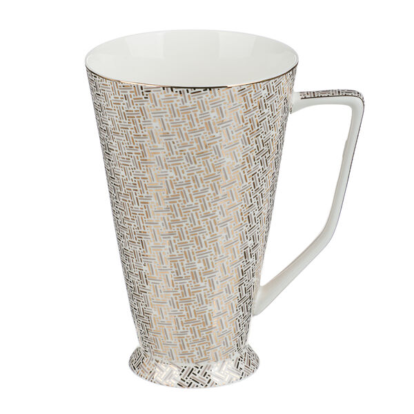 Millimi гармония голд кружка 450 мл, костяной фарфор