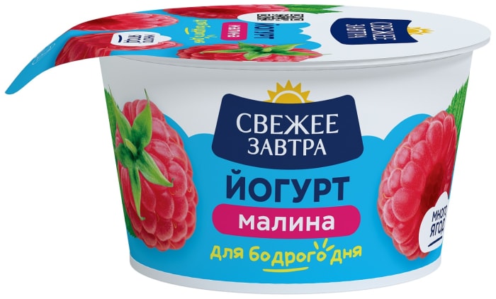 

Йогурт Свежее Завтра малина 2.9% 120 г