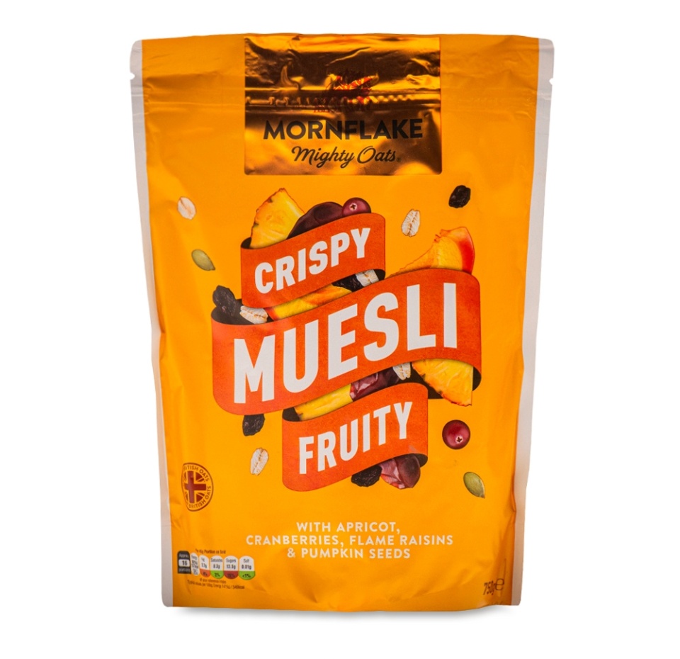 

Мюсли Mornflake Crispy Fruity с фруктами 750г зип-пакет Великобритания