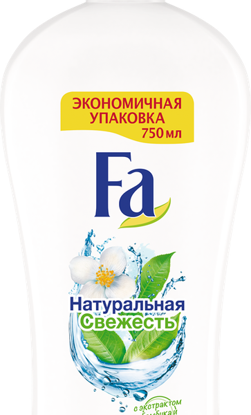 Гель для душа FA Природная свежесть Белый чай и бамбук