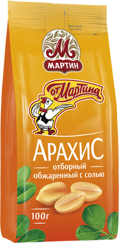 

Арахис От Мартина Отборный обжаренный с солью 100 г