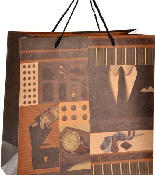 Подарочный пакет Veld Co 30*30*13см в ассортименте