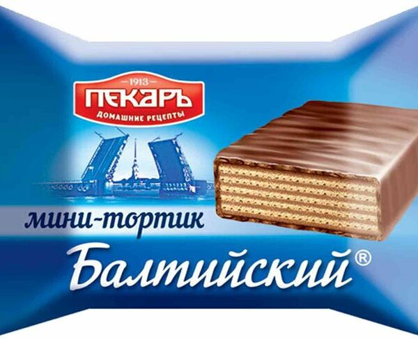 Мини-торт Пекарь Балтийский вафельный