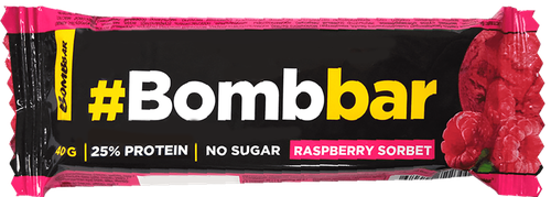 

Батончик протеиновый BombBar глазированный Малиновый сорбет 40 г