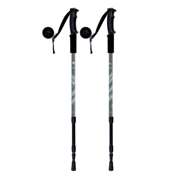 Палки для скандинавской ходьбы всесезонные трехсекционные, 60-125 см, 2 шт