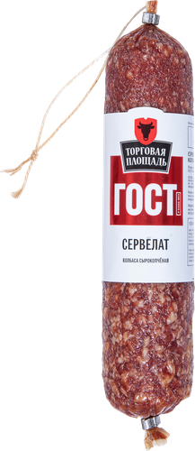 

Колбаса Торговая площадь сервелат Династия вес до 400 г