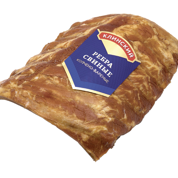 Ребра Свиные Клинский МК варено-копченые