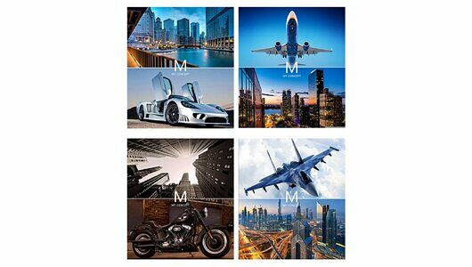 Тетрадь общая My concept А5 48 листов обложка в ассортименте