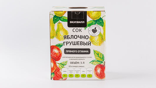 Сок яблочно-грушевый