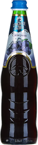 Напиток КАЗБЕГИ с ароматом красного винограда саперави среднегазированный, 0.5л