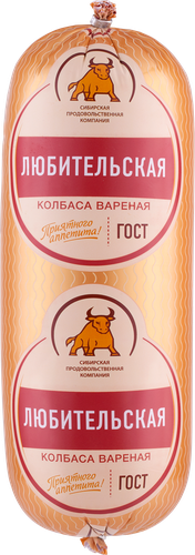 

Колбаса Сибирская продовольственная компания Любительская вареная вес