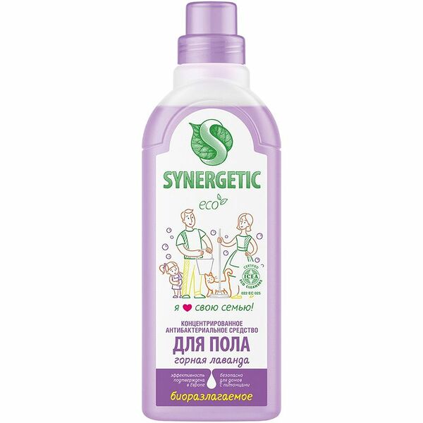 Средство для мытья полов Synergetic Горная лаванда
