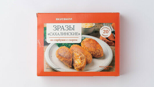 Зразы Сахалинские из горбуши с сыром, зам., 300 г Продукт замороженный 