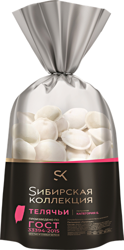 

Пельмени Сибирская коллекция Телячьи 700 г