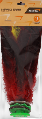 

Воланчик Actiwell с перьями 15 см