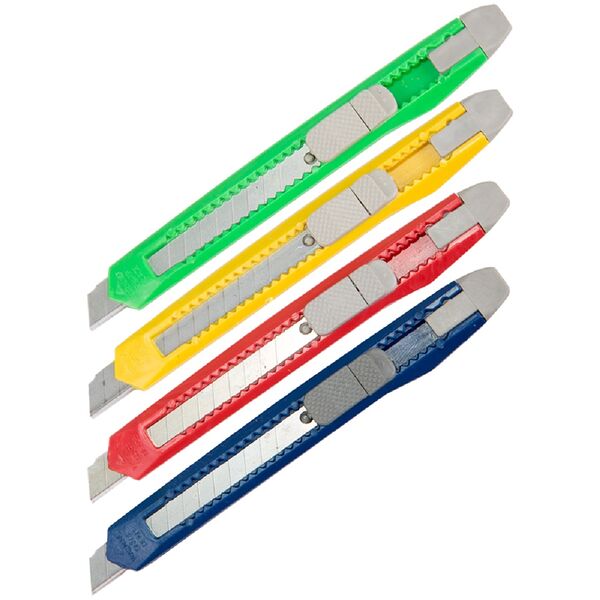 Нож канцелярский 9 мм, европодвес  CUT9_1364