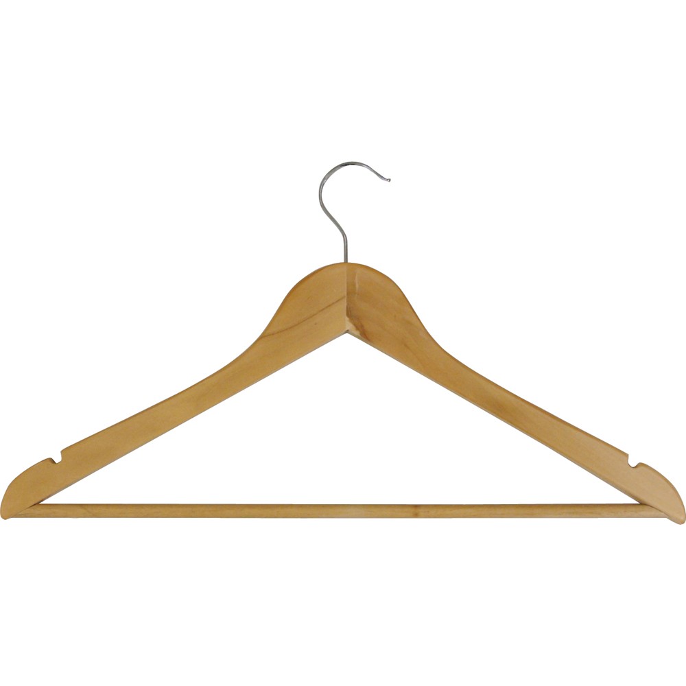 

Вешалка Рыжий Кот деревянная W2-P с перекладиной 44 см