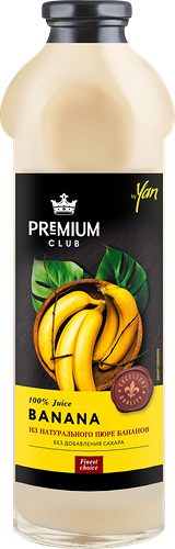 Сок Premium Club Банановый восстановленный 0.93 л