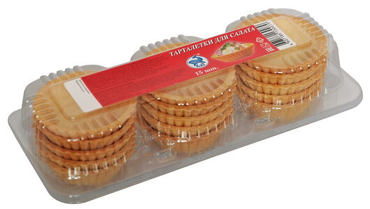 Тарталетки Кит для салата 15 шт. 160 г