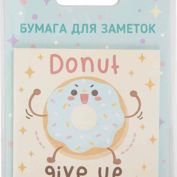 Бумага для заметок клейкая deVENTE 30 листов дизайн в ассортименте, 75×75 мм