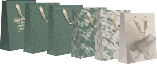 

Пакет подарочный Sand 22.7х18х10, в ассортименте