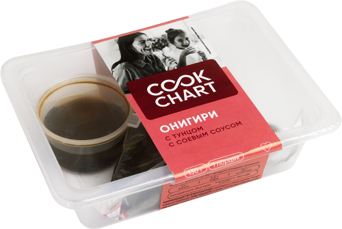 Онигири Cook Chart с тунцом с соевым соусом, 130 г